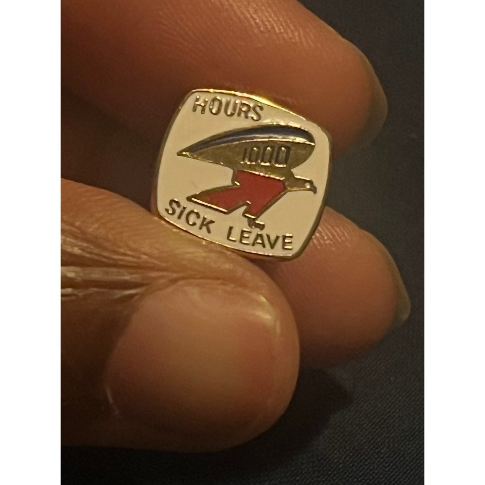 USPS United‎ States Postal Service 1000 Hours Sick Leave Lapel Pin